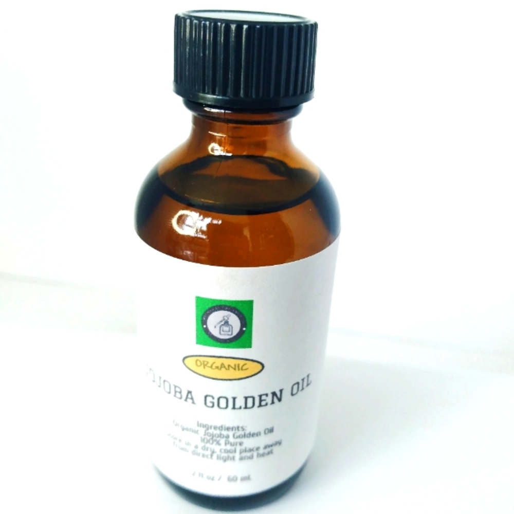 Pure Jojoba oil, Organic Jojoba Golden, Extra Virgin, Skin and Hair Moisturizer.